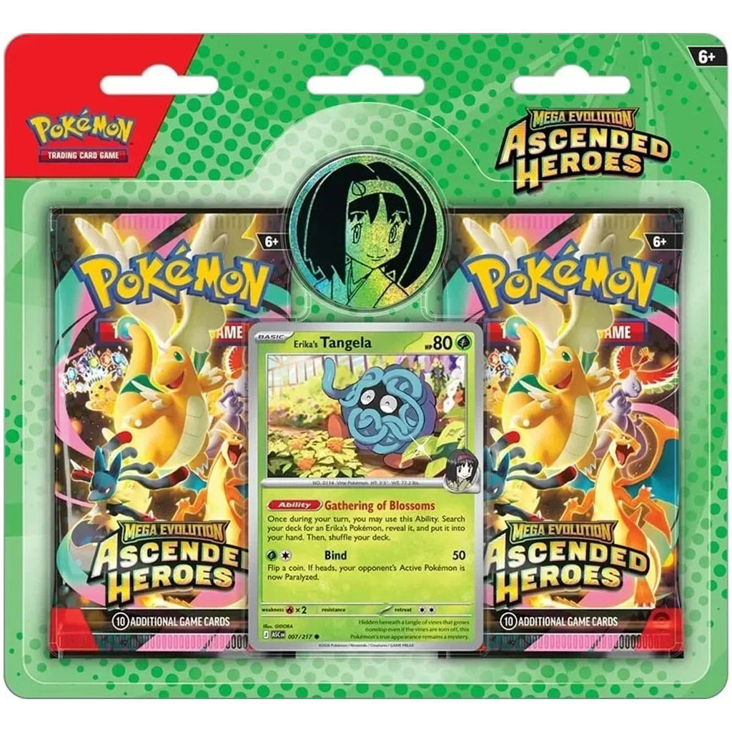 Pokémon TCG: Mega Evolution - Ascended Heroes kártyacsomag kétféle változatban 1db kép 2