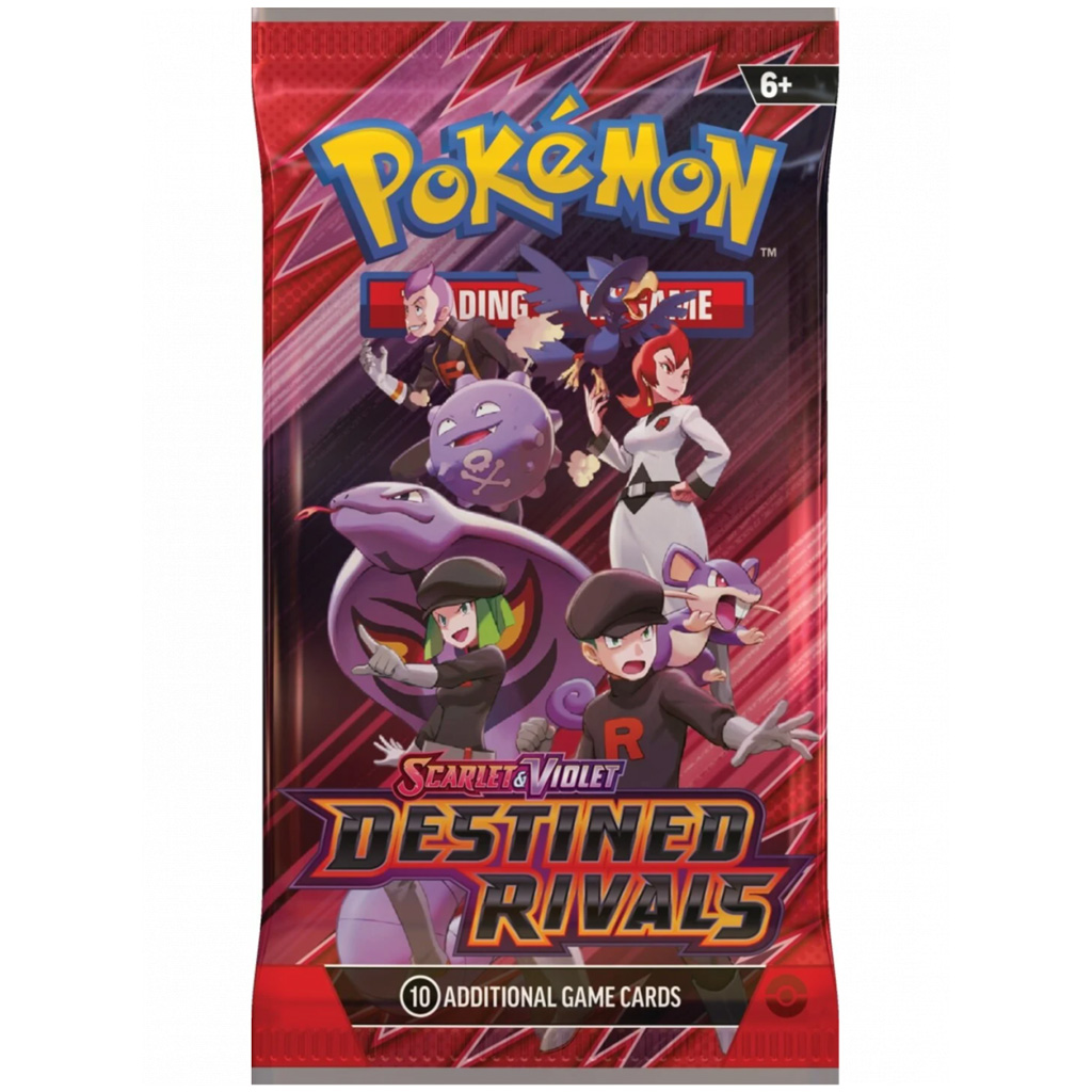 Pokémon TCG: Scarlet & Violet - Destined Rivals Booster angol nyelvű kártyacsomag kép 1