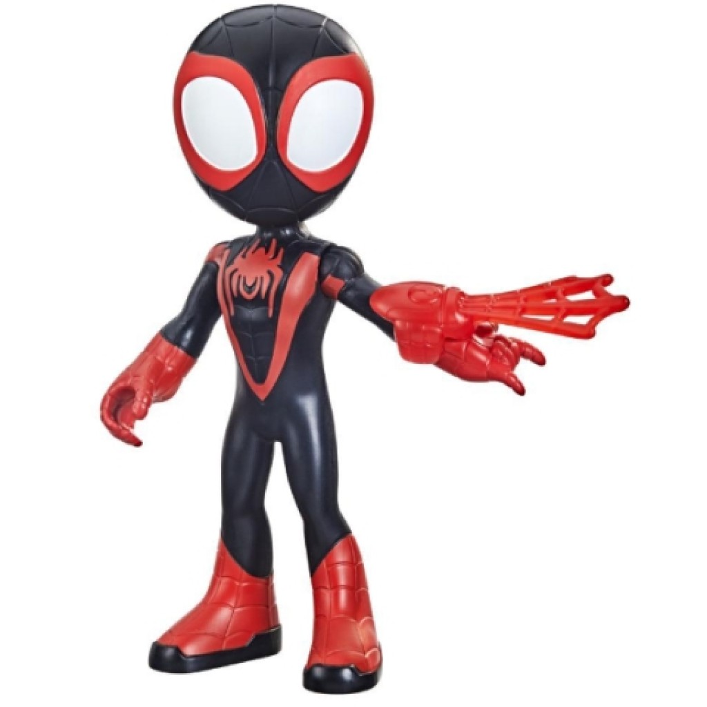 Pókember: Póki és csodálatos barátai Miles Morales játékfigura kiegészítővel 23cm - Hasbro kép 2