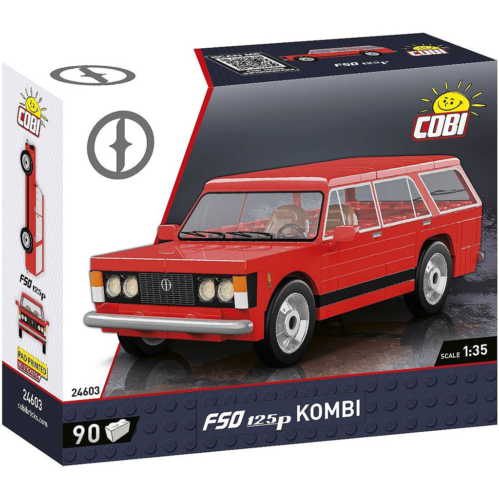 COBI: Polski Fiat 125p Kombi építőjáték (24603)