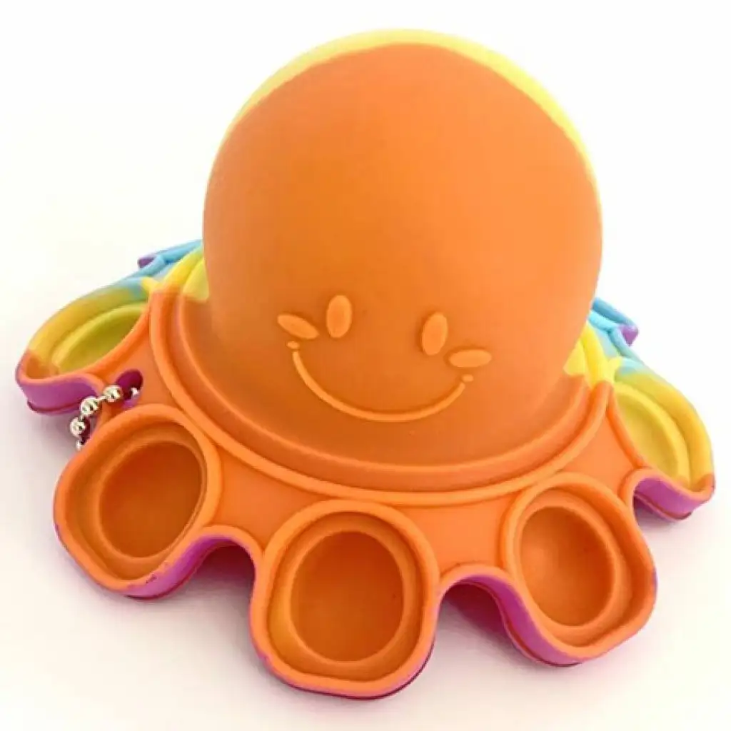 Pop it polip kulcstartó többféle színben kép 2