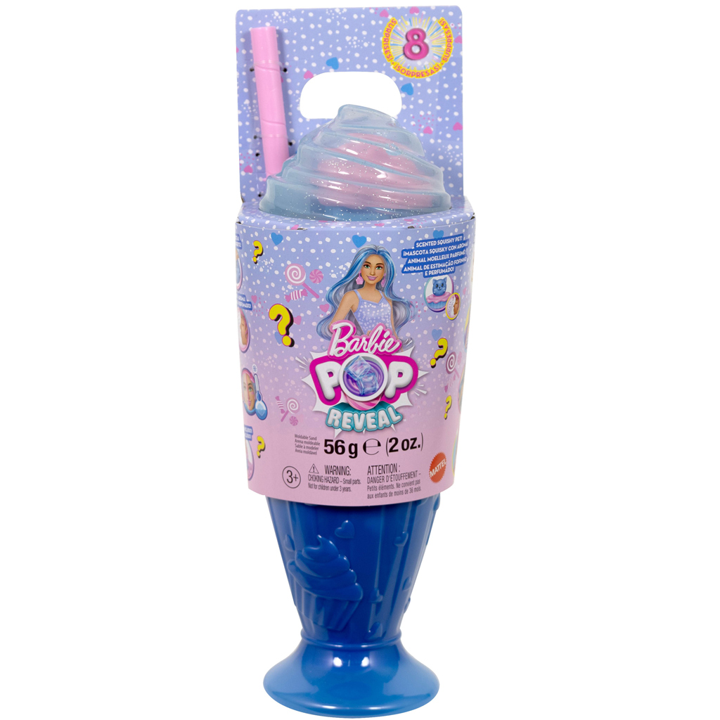 Barbie: Slime reveal illatos shaker - Kék - Mattel