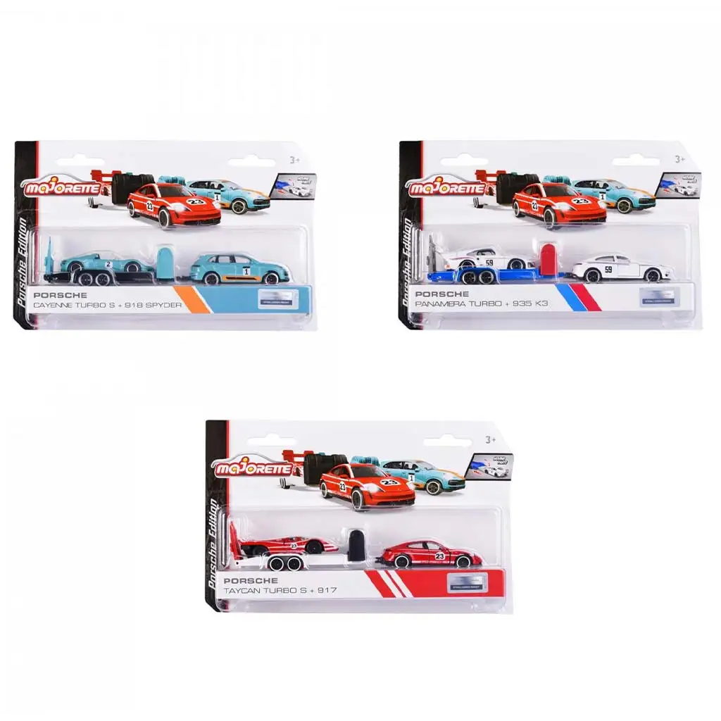 Majorette: Porsche autók utánfutóval többféle változatban - Simba Toys