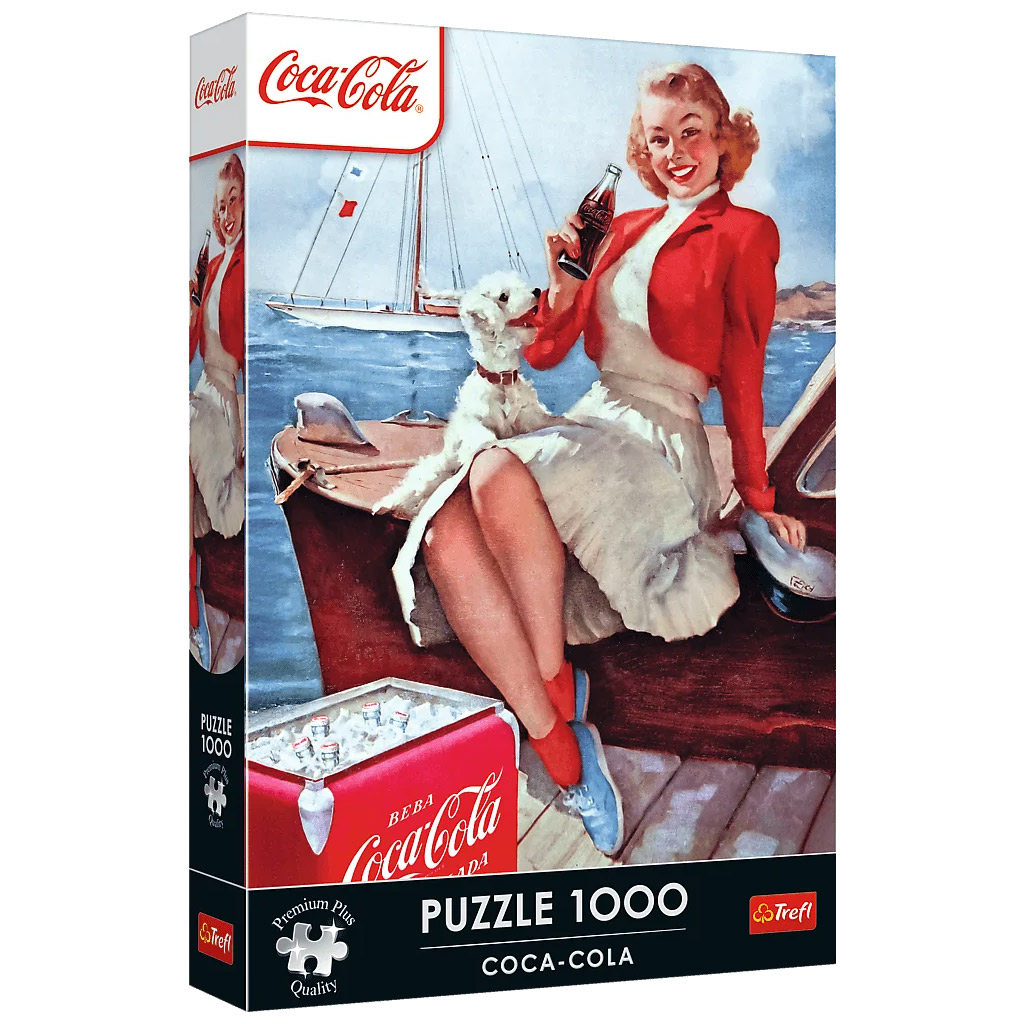 Coca-Cola tengerparti szünet 1000db-os Prémium plus quality puzzle - Trefl