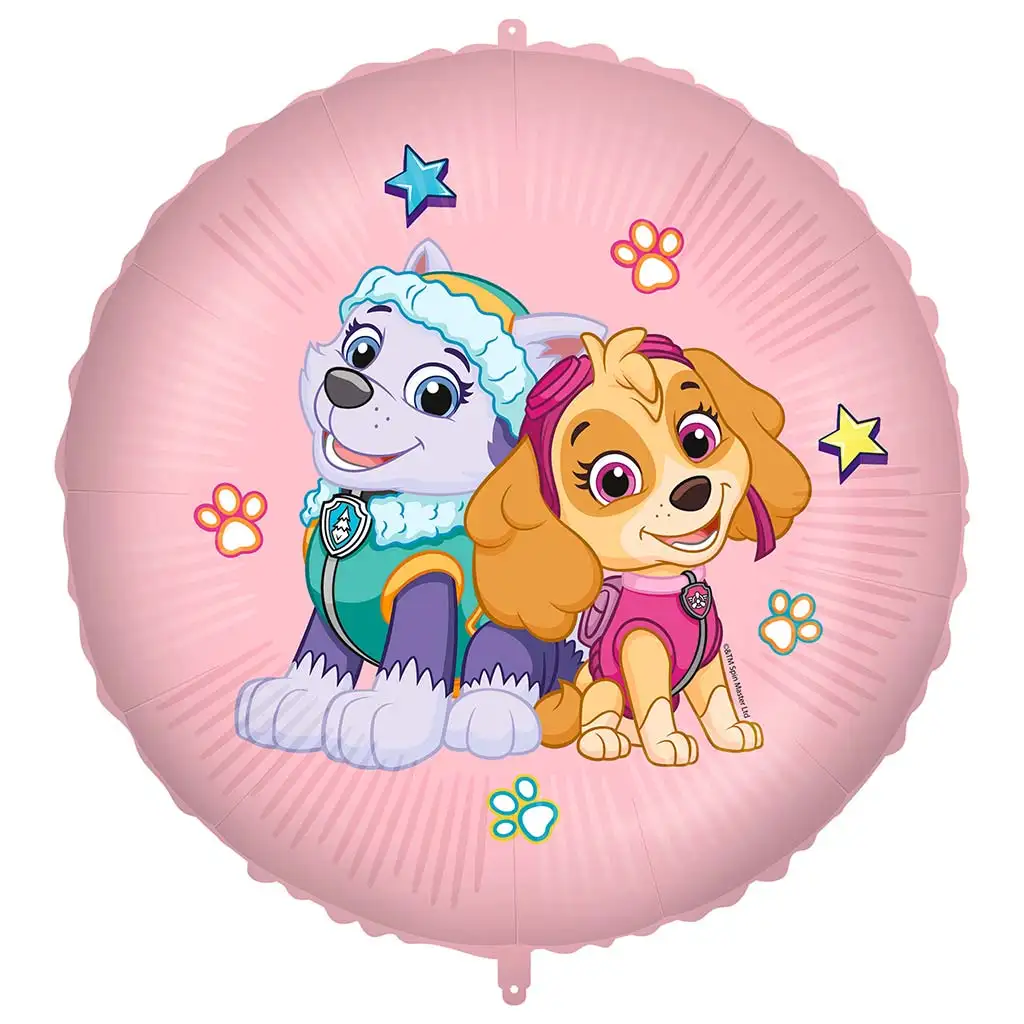 Mancs Őrjárat fólia lufi – Skye és Everest, 46 cm