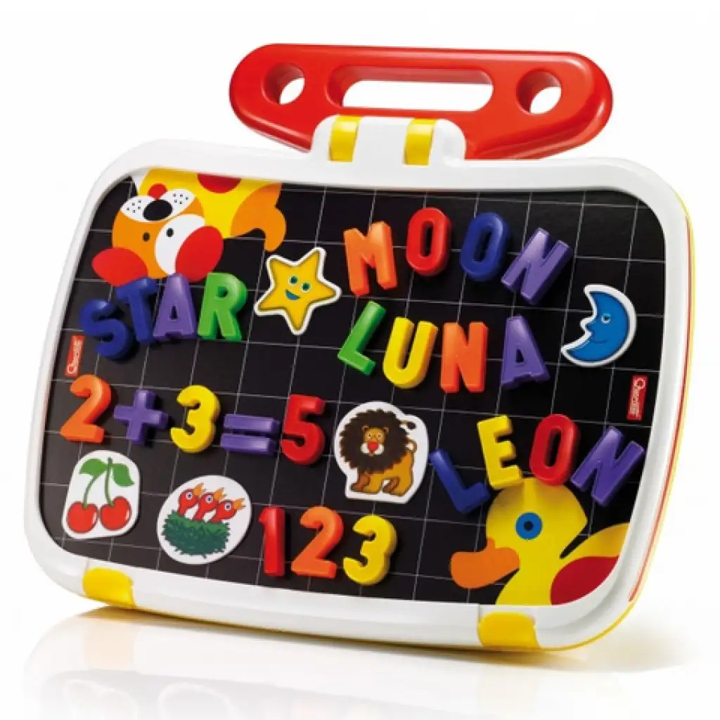 Quercetti: 2 az 1-ben mágneses rajztábla táskában kép 2