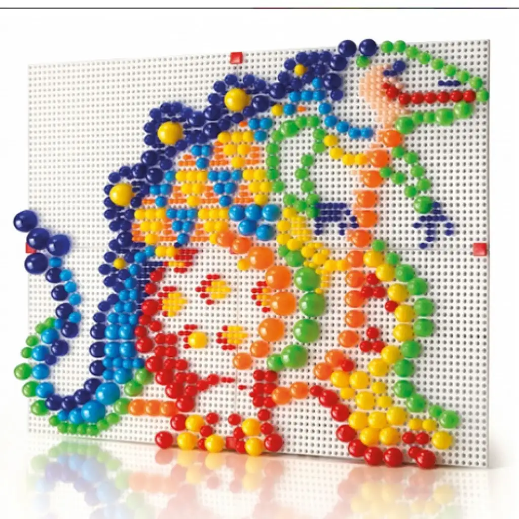 Quercetti: Dínós pötyi készlet 600db-os kép 2