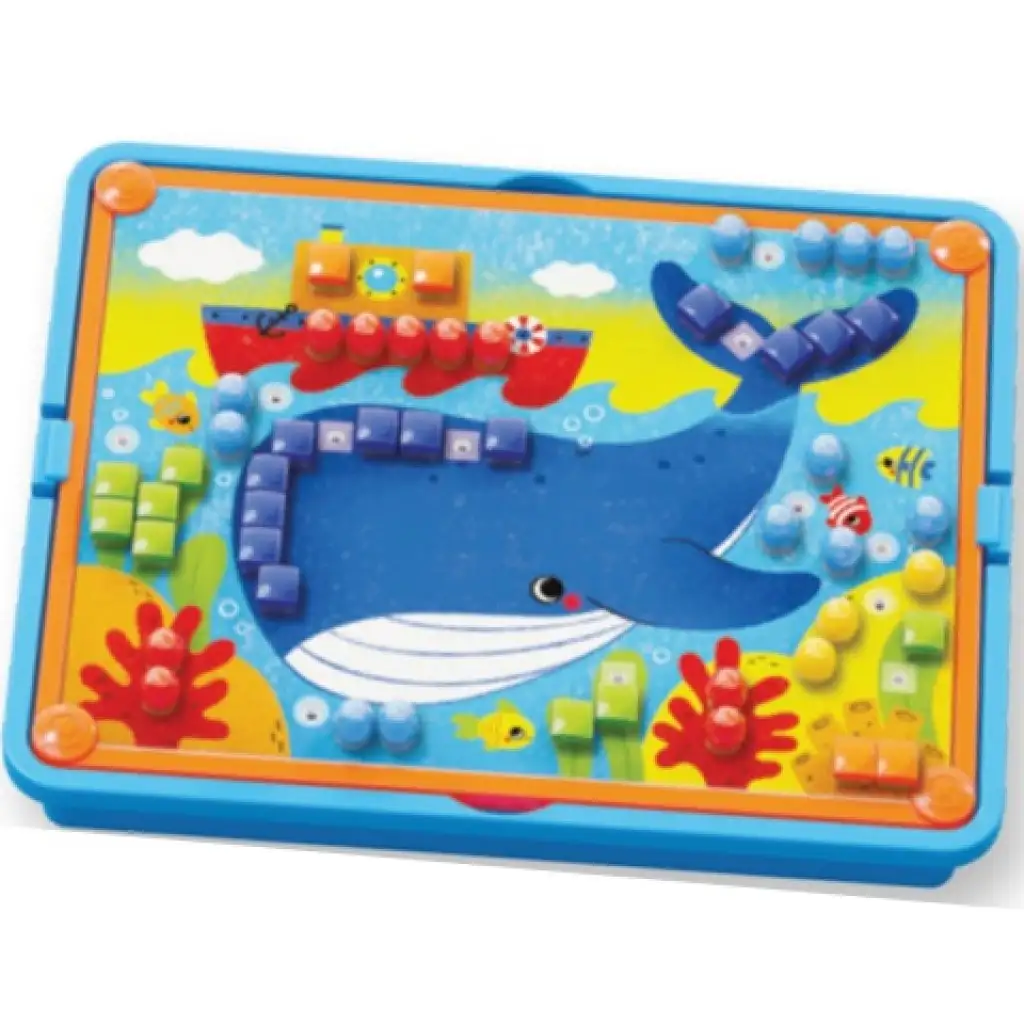 Quercetti: Fanta Color Cards Állatok kreatív pötyi játékszett