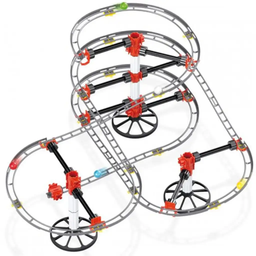 Quercetti: Hullámvasút golyópálya alap szett 94db-os kép 2