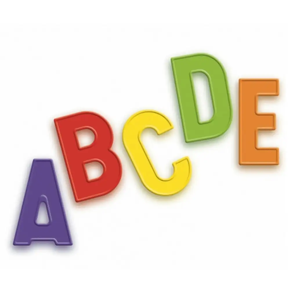 Quercetti: Mágneses nagy betűk 48db-os kép 3