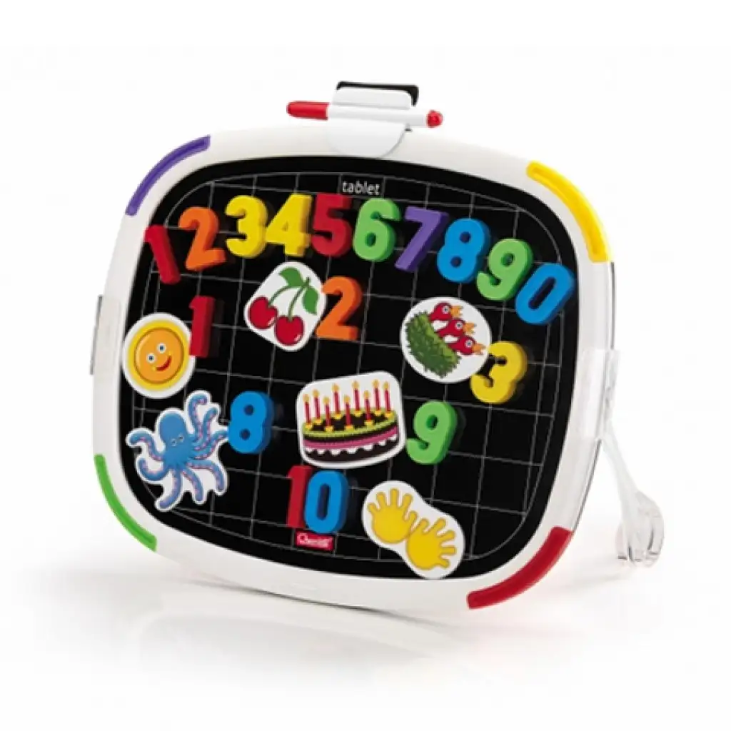 Quercetti: Mágneses rajztábla számokkal és filccel kép 2