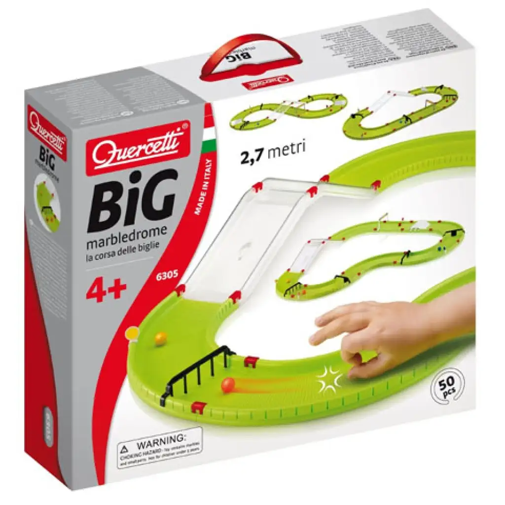 Quercetti: Nagy golyóverseny pálya 2,7m 50 db-os