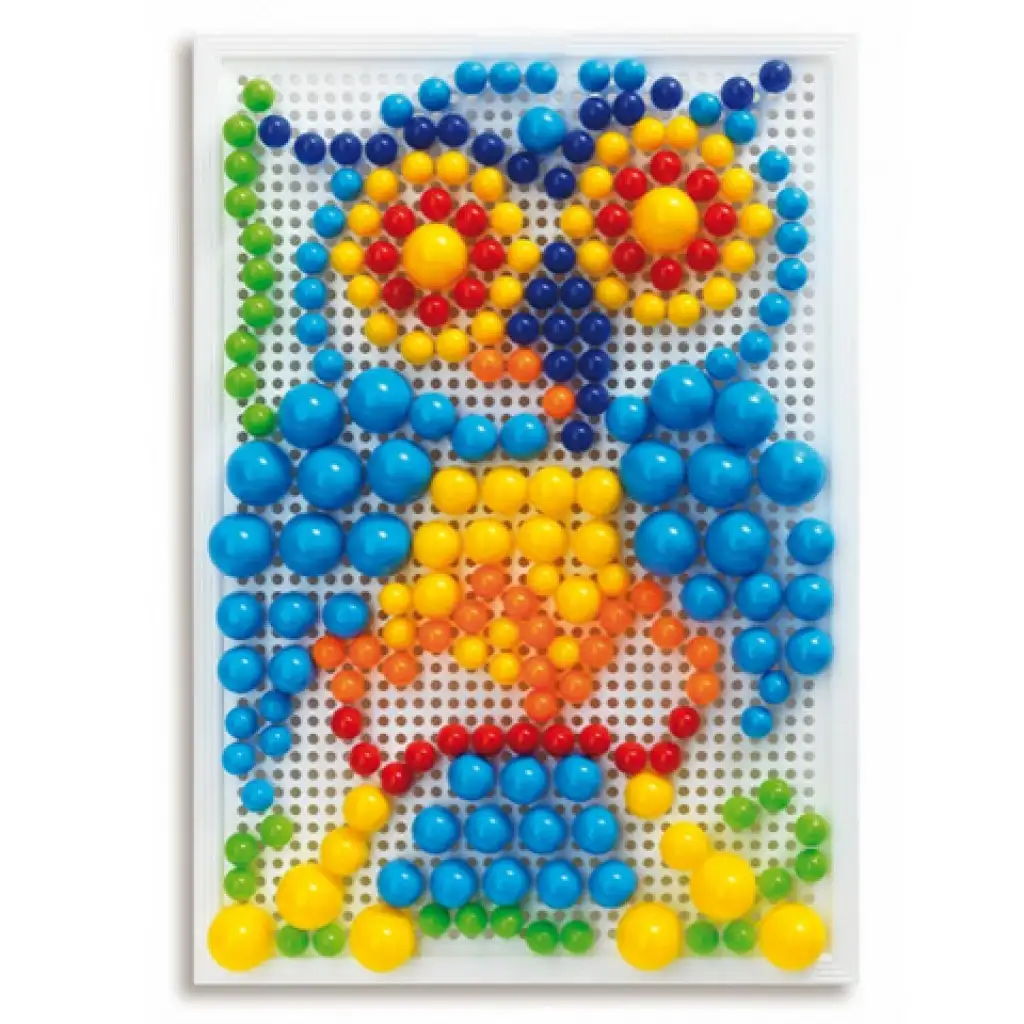 Quercetti: Színes pötyi készlet-bálna 280db-os kép 3