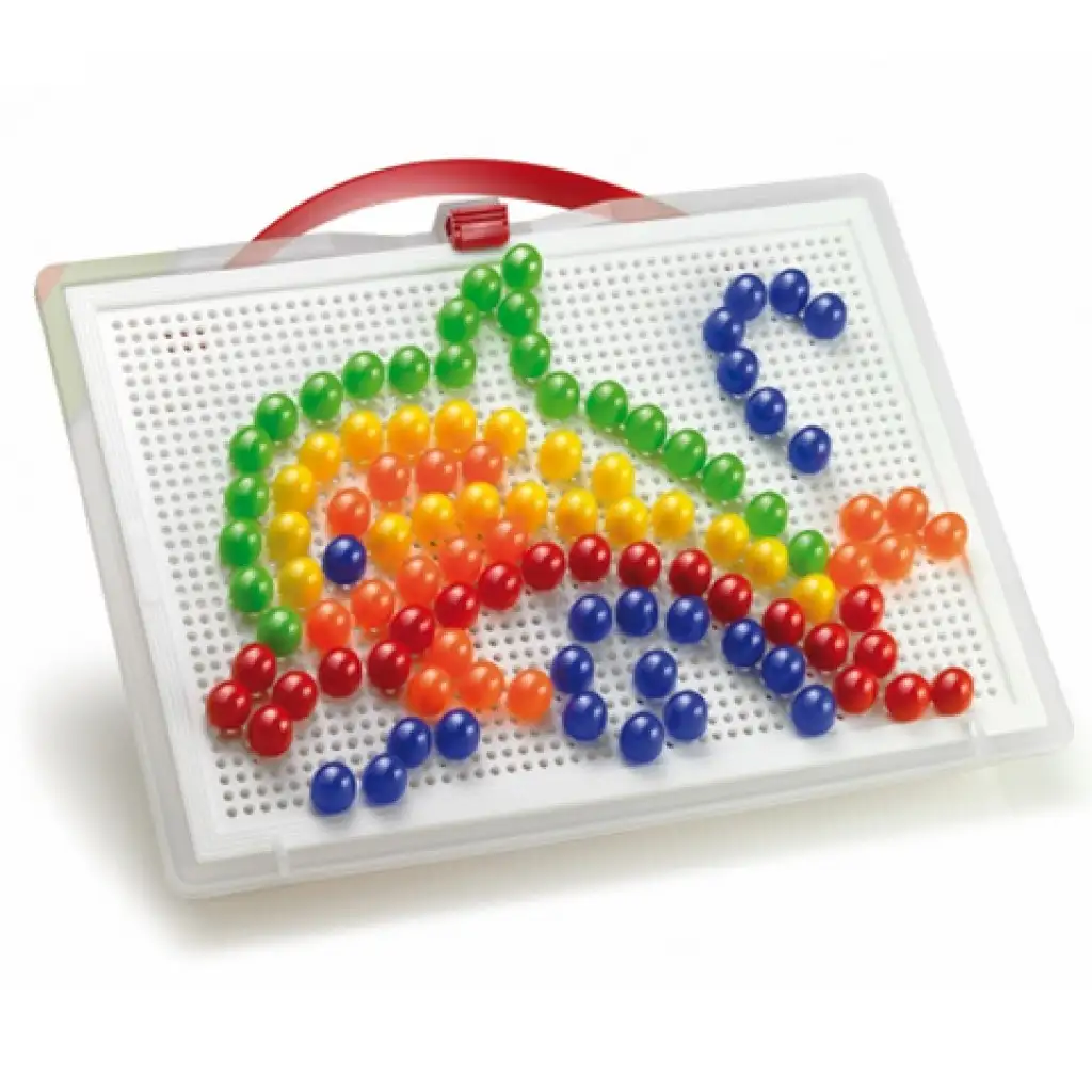 Quercetti: Színes pötyi készlet-delfin 150db-os kép 2