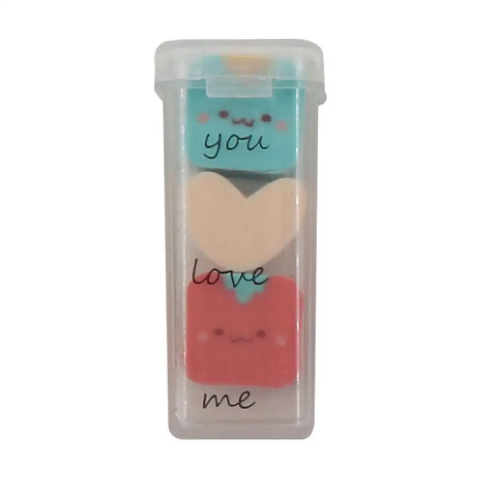 The Littlies: Színes 3db-os radír szettek kép 4