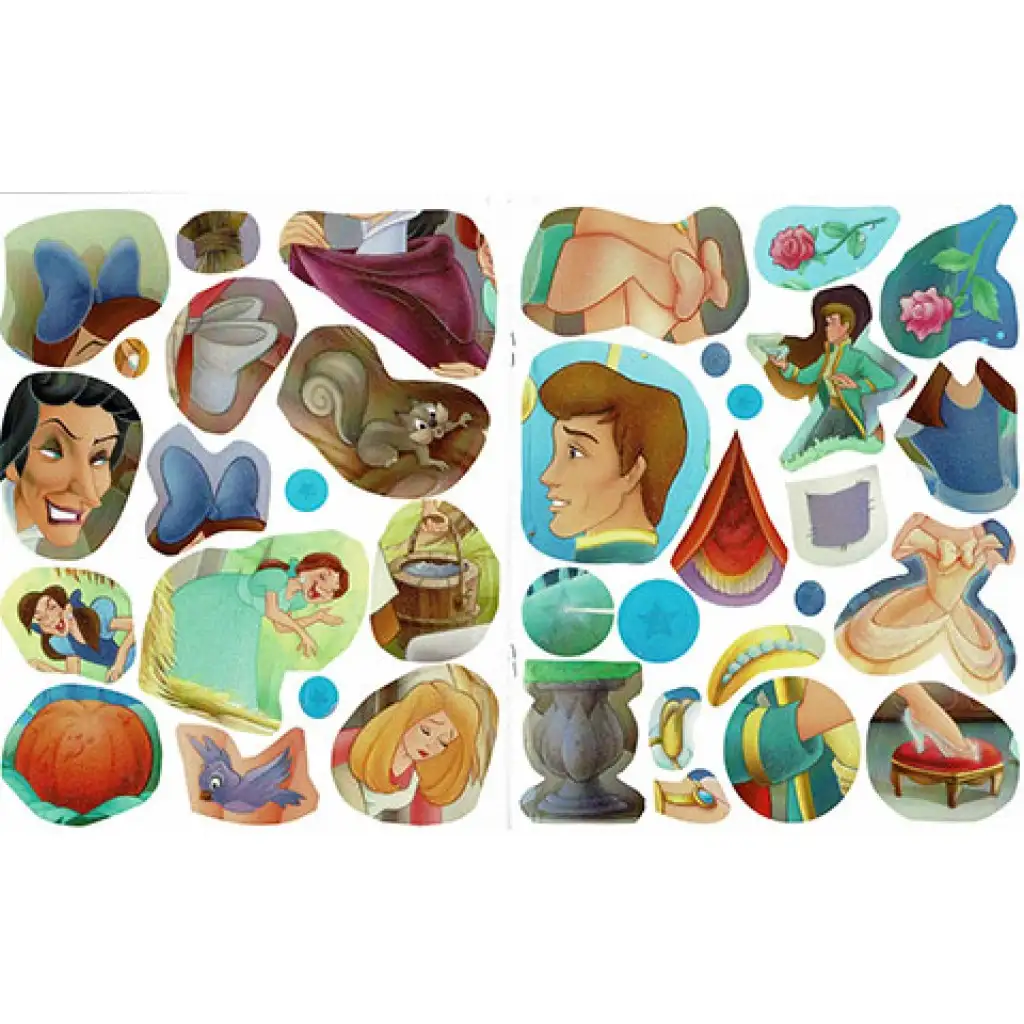 Ragassz hercegnőket! - Hamupipőke matricásfüzet kép 3