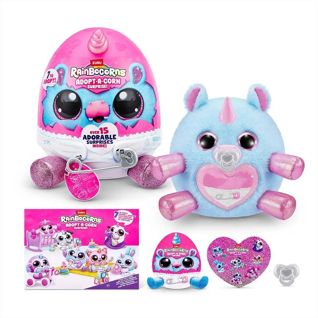 Rainbocorns: Adopt-a-Corn meglepetés plüssfigura többféle változatban 1db kép 11