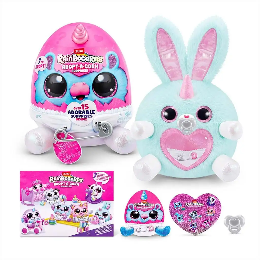 Rainbocorns: Adopt-a-Corn meglepetés plüssfigura többféle változatban 1db kép 12