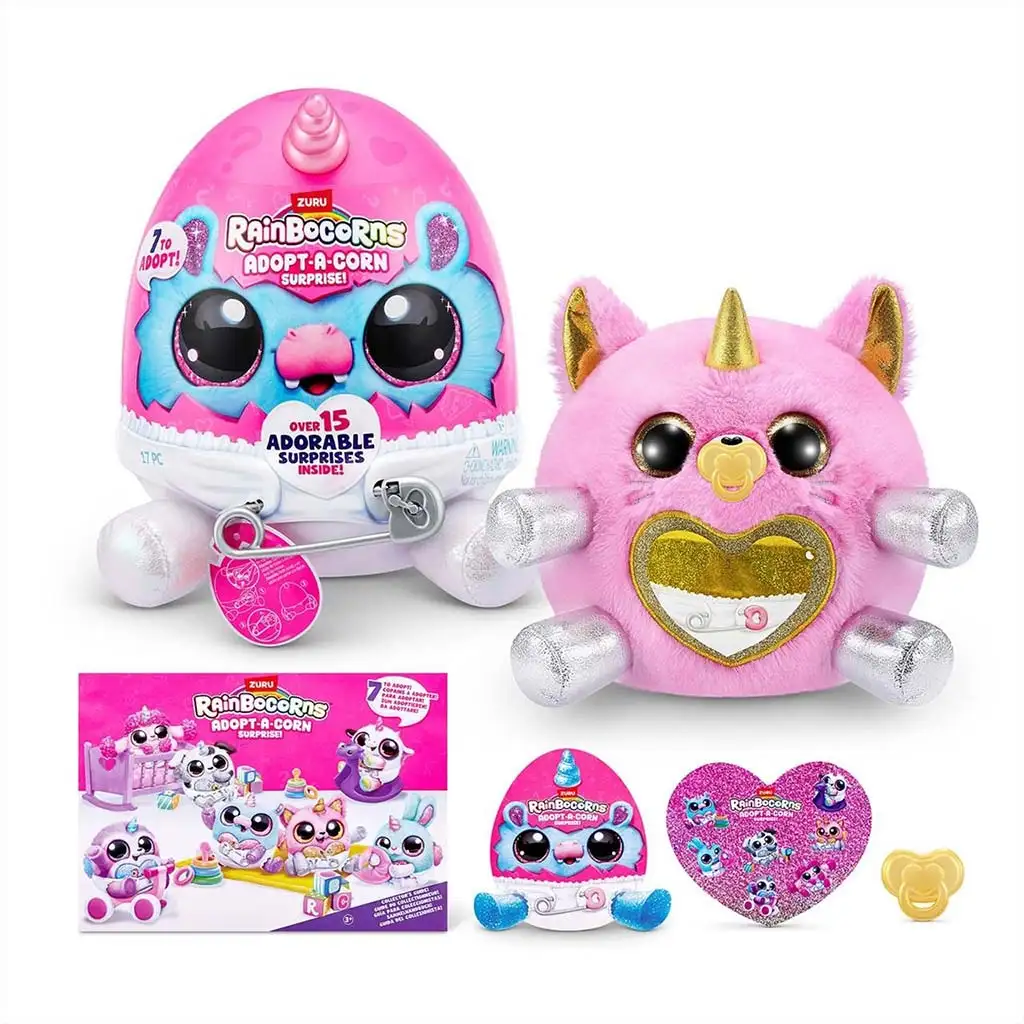 Rainbocorns: Adopt-a-Corn meglepetés plüssfigura többféle változatban 1db kép 6