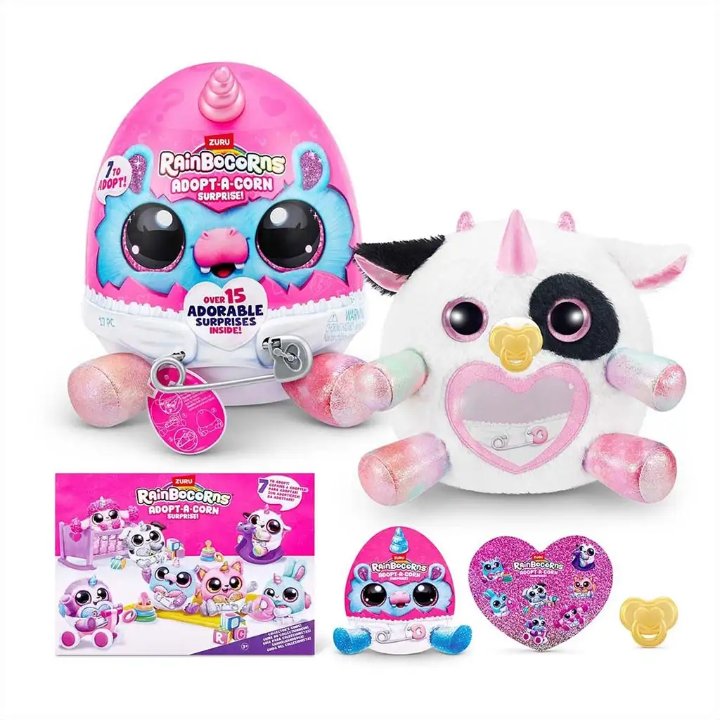 Rainbocorns: Adopt-a-Corn meglepetés plüssfigura többféle változatban 1db kép 9