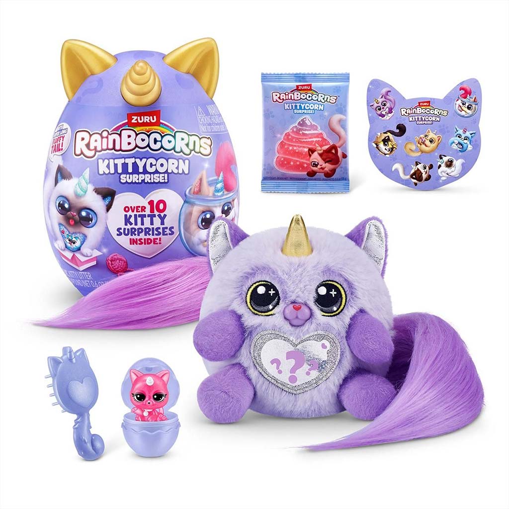 Rainbocorns: Pocket Kittycorn meglepetés cica plüssfigura többféle változatban 1db kép 7
