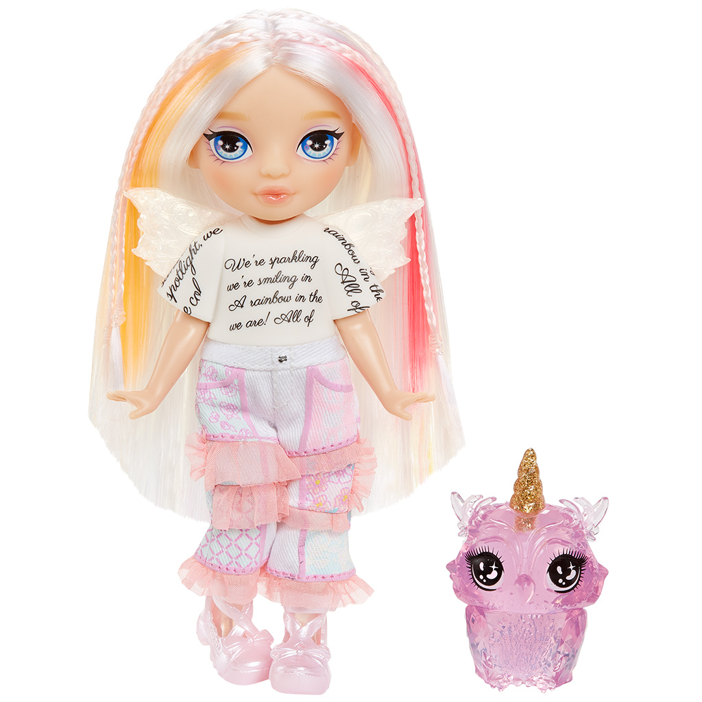 Rainbow High Littles szivárvány tündér Opal Raine baba kép 2
