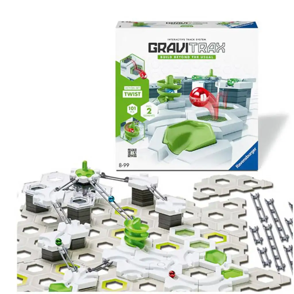 Ravensburger: GraviTrax Twist akciószett – Végtelen gravitációs kaland! kép 2