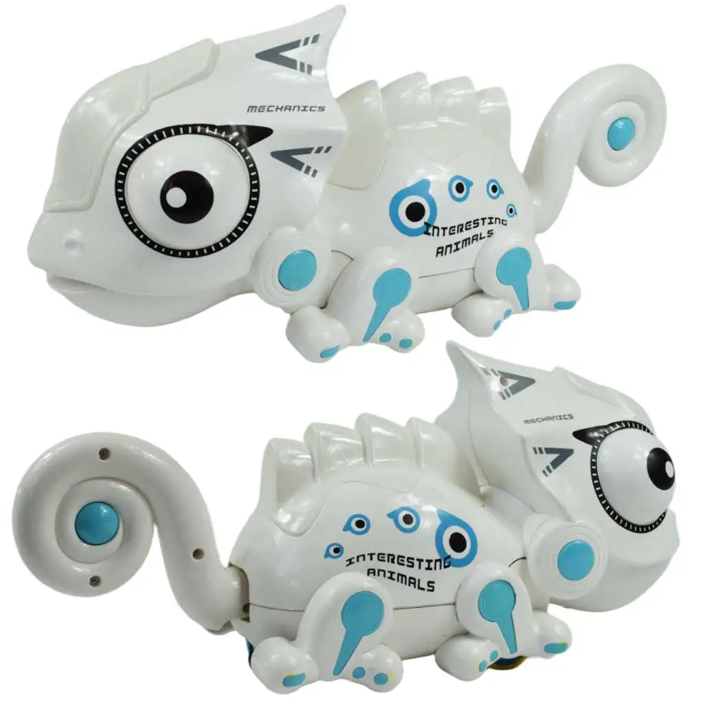 RC Távirányítós kaméleon hanggal és 5 féle fényeffekttel 27MHz 33cm kép 2