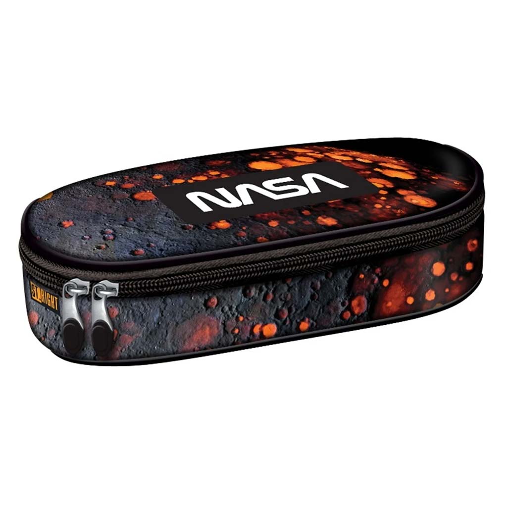 St.Right Red Planet ovális tolltartó PC01 23x9,5x6cm