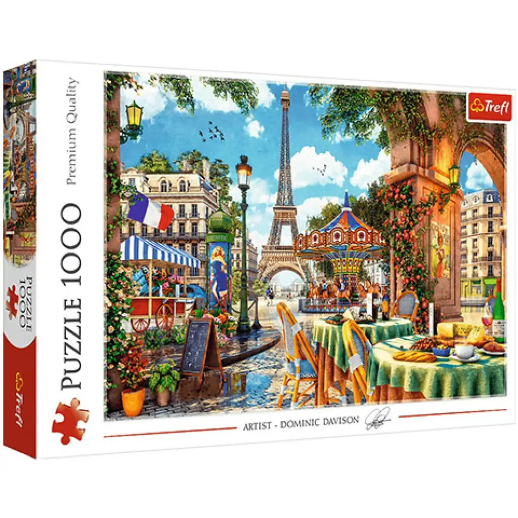 Reggel Párizsban 1000db-os puzzle - Trefl kép 1