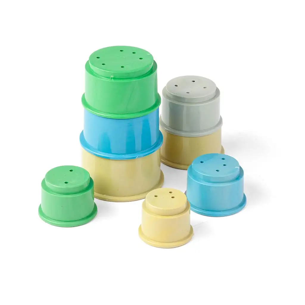 RePlay Újrahasznosított 8db-os toronyépítő csészepiramis játék kép 3