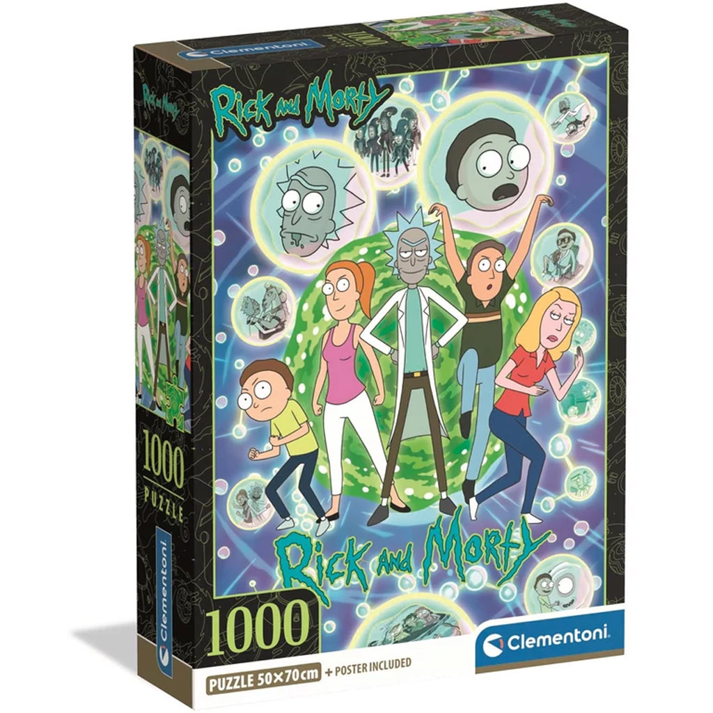 Rick és Morty 1000db-os puzzle - Clementoni