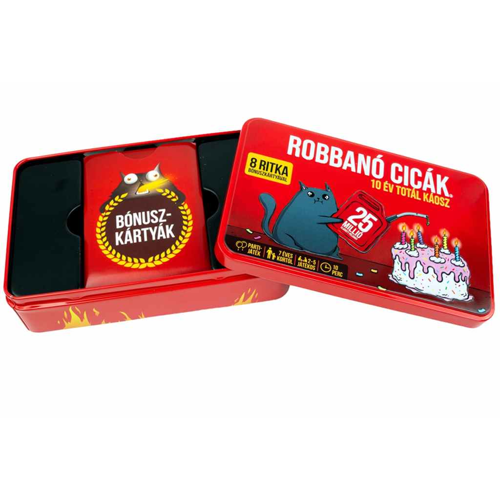 Robbanó cicák - 10 éves jubileumi kiadás társasjáték kép 3