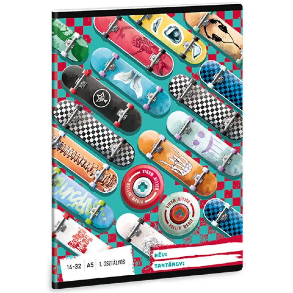 Ars Una: Rollin Mania 1.osztályos vonalas füzet A/5 14-32