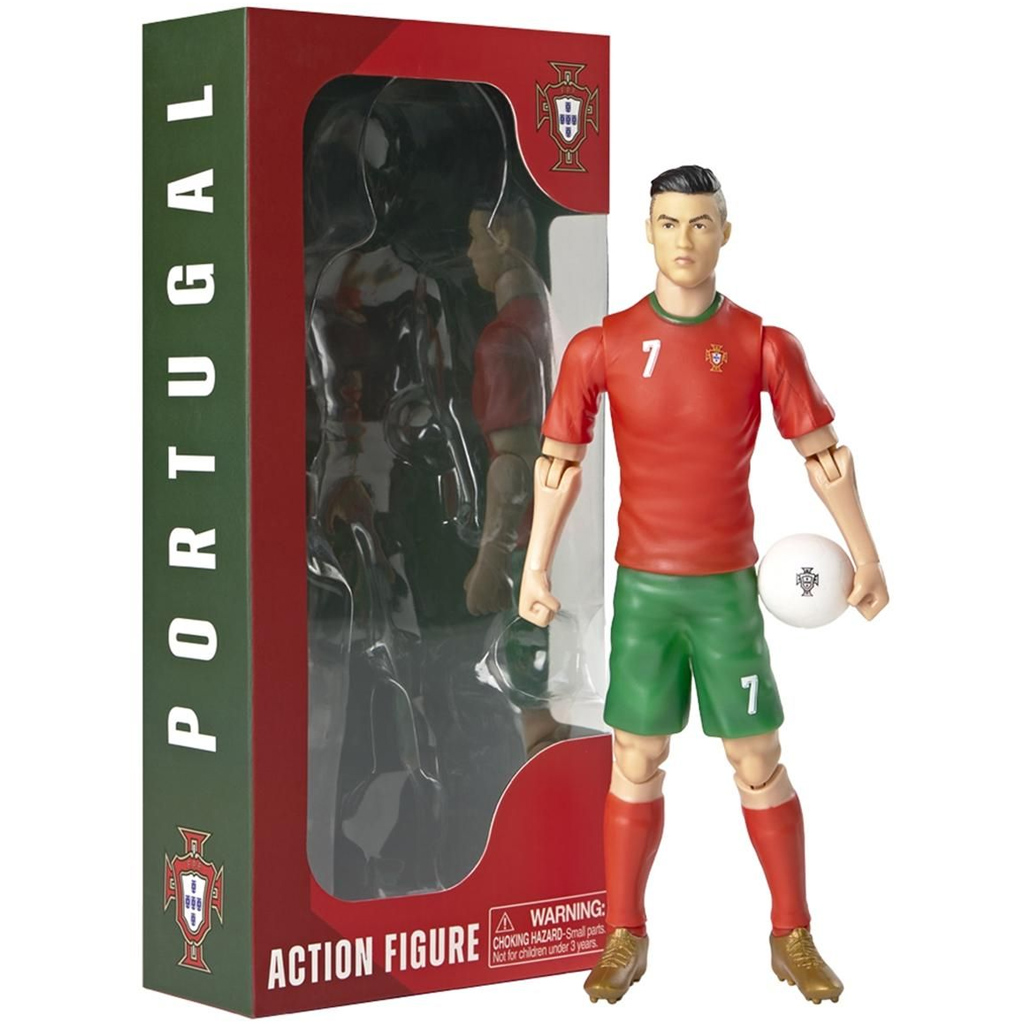 Focista akciófigura, 20 cm - Portugal, Ronaldo 7-es mezben kép 1