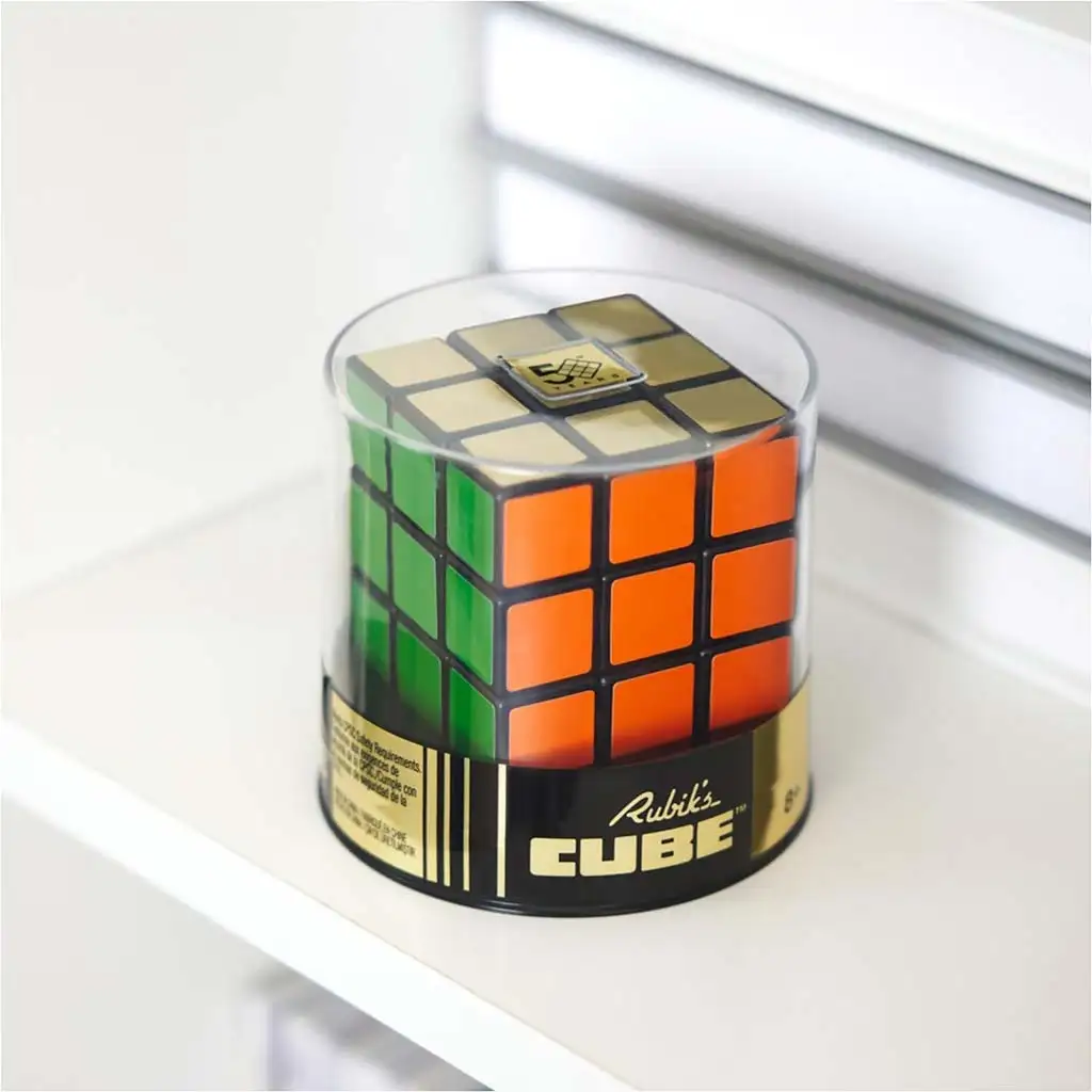 Rubik 50. évfordulós kiadás 3x3 retro kocka - Spin Master kép 2