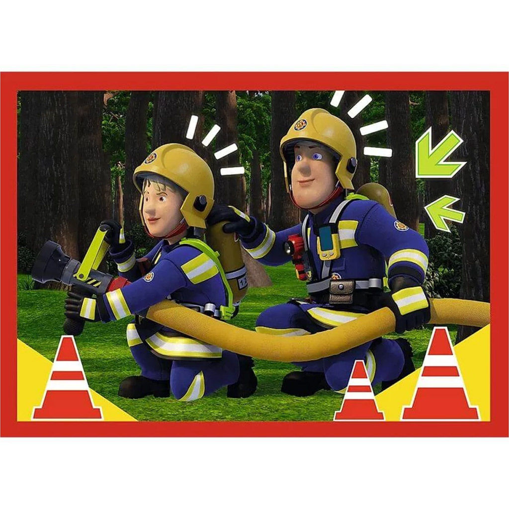 Sam a tűzoltó 4 az 1-ben 12-15-20-24db-os puzzle - Trefl kép 4