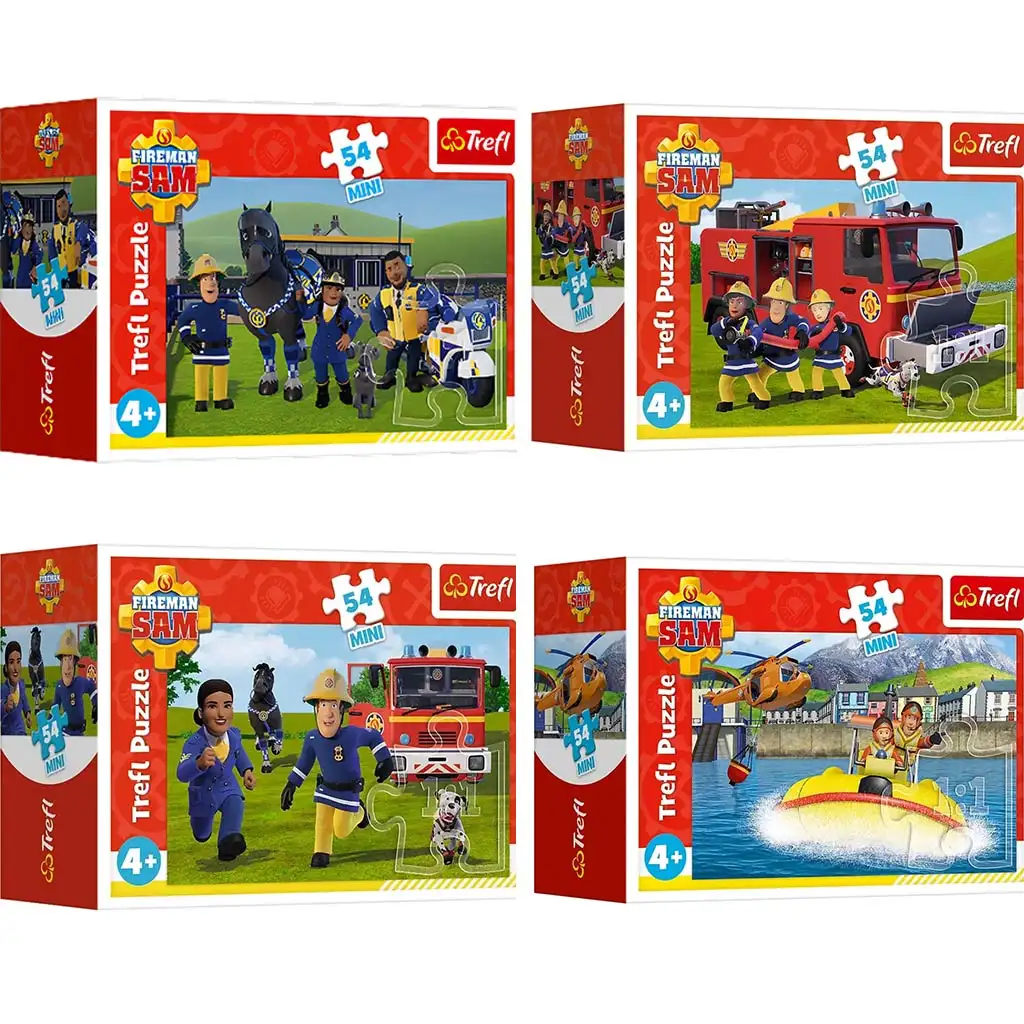 Sam a tűzoltó készenlétben 54db-os mini puzzle több változatban - Trefl