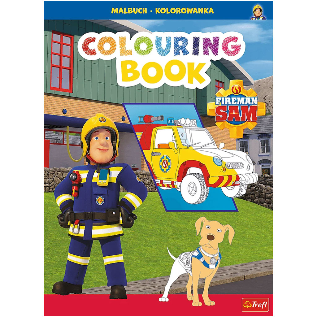 Sam a tűzoltó kifestőkönyv - Trefl