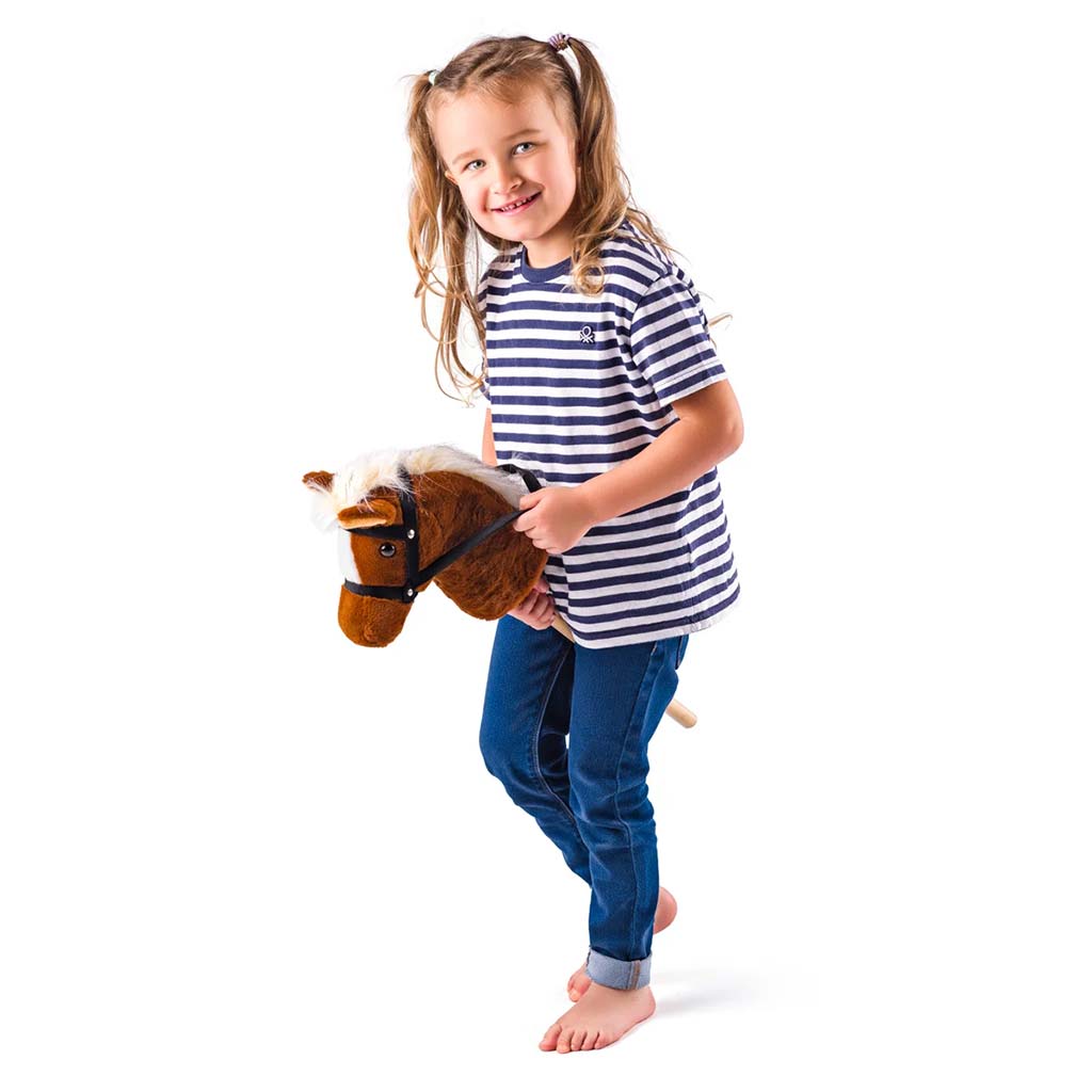 Scarlet a vesszőparipa hobby ló világosbarna színben - Woodyland kép 2