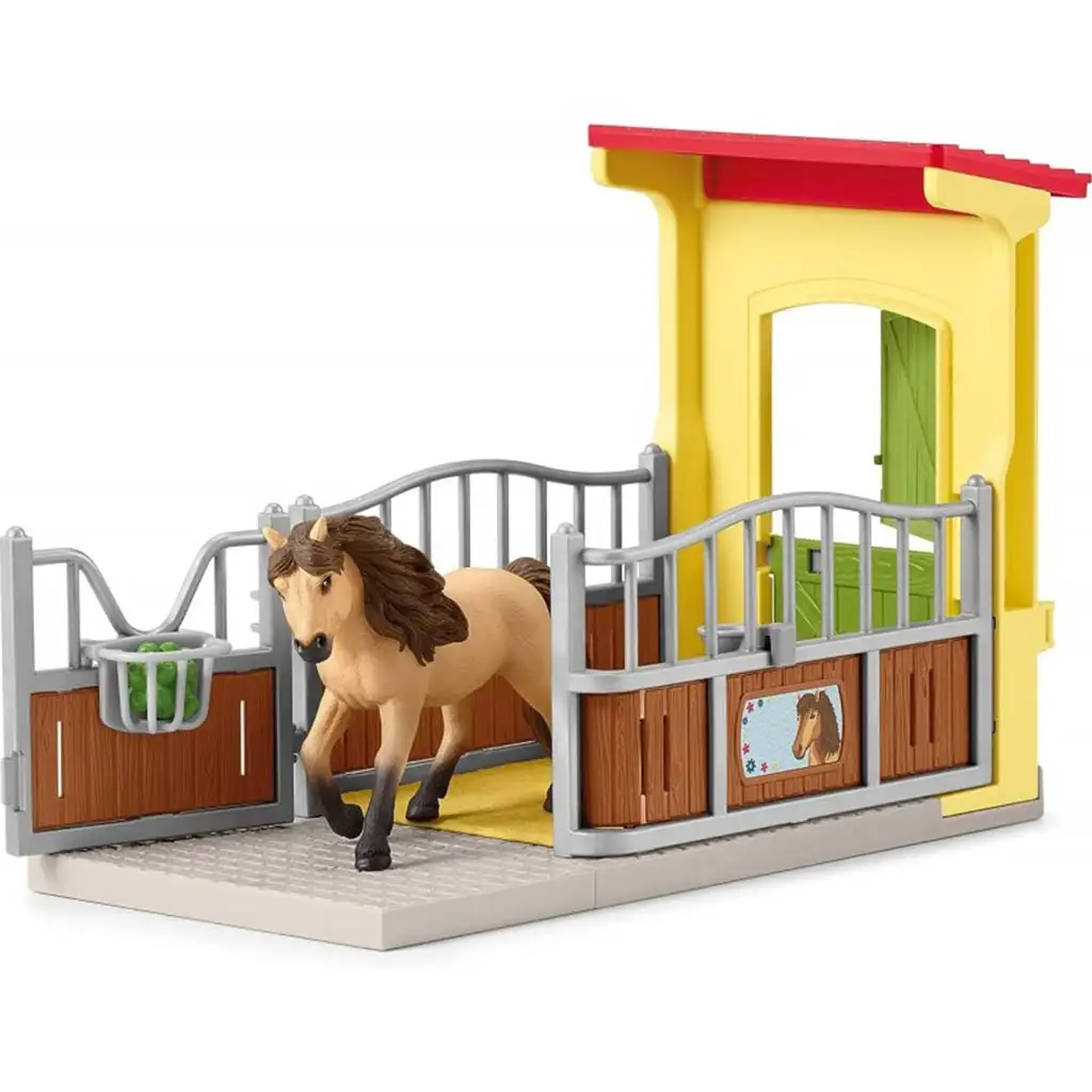 Schleich: Farm World - Pony box Izlandi póni mén szett (42609) kép 3