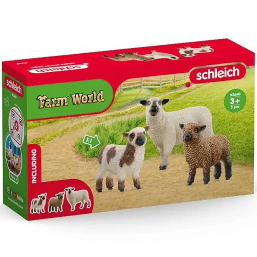 Schleich: Farm World - Bárány barátok figura szett (42660) kép 1