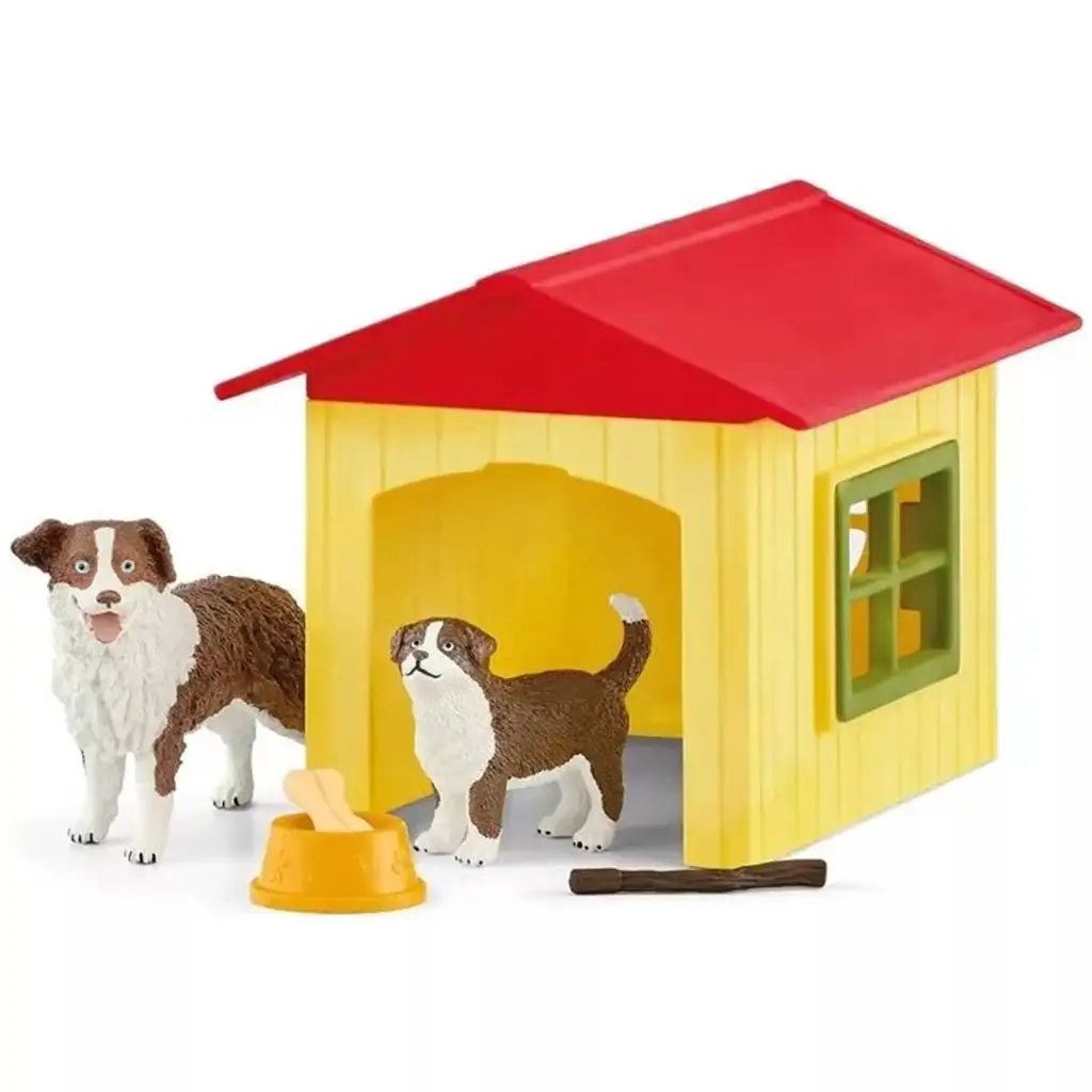 Schleich: Farm World - Barátságos kutyaház készlet (42573) kép 2