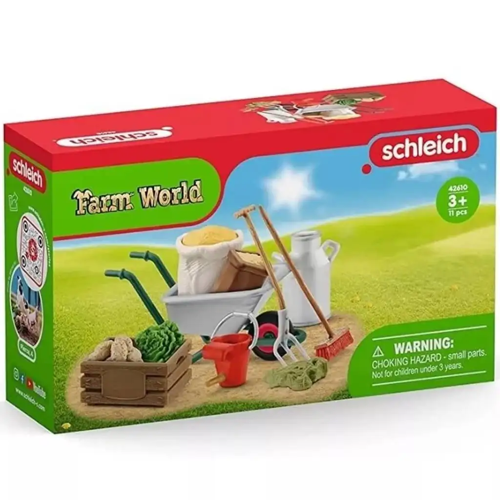 Schleich: Farm World - Istállógondozási kiegészítők (42610) kép 1