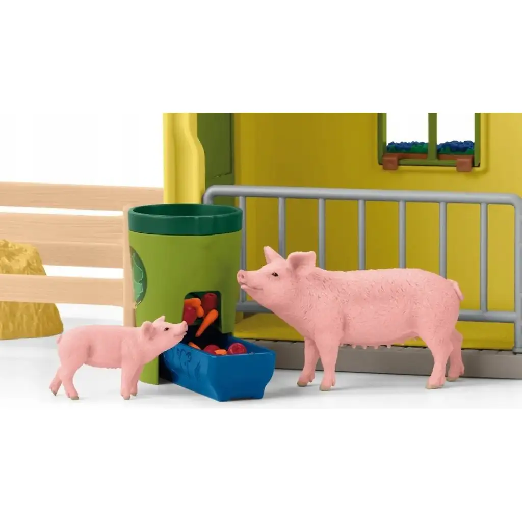 Schleich: Farm World - Nagy farm állatokkal játékszett (42605) kép 3