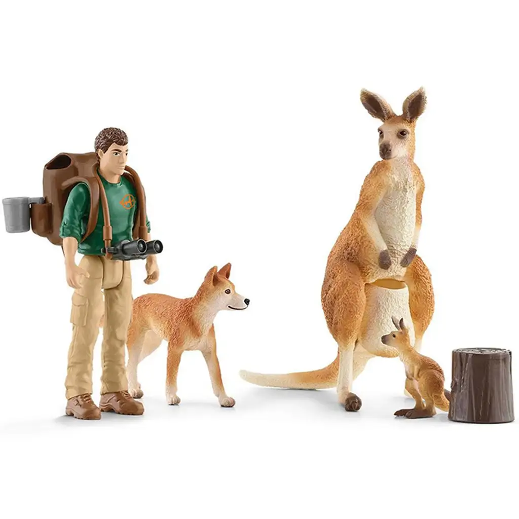 Schleich: Wild Life - Kenguru kaland figura szett (42550) kép 2