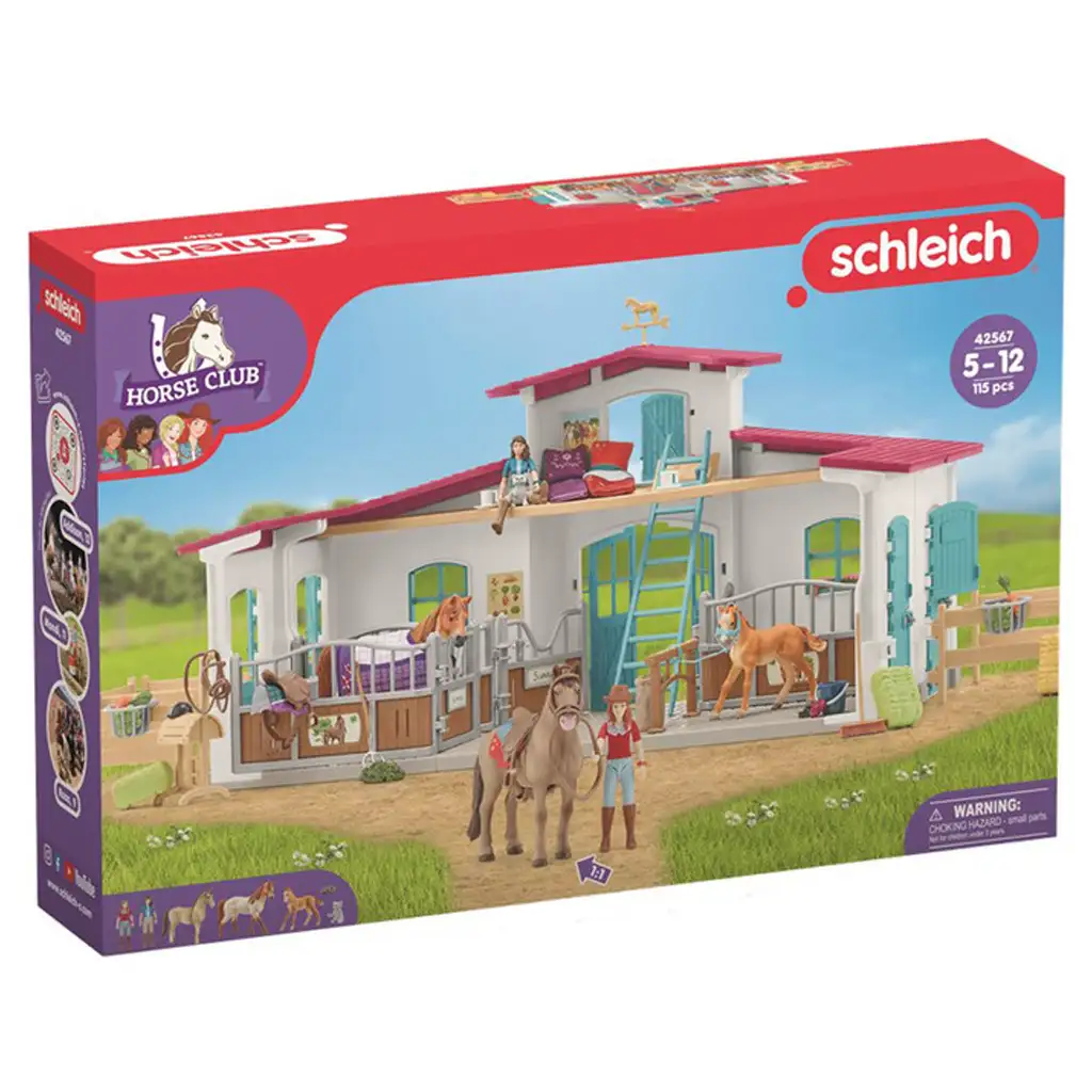 Schleich: Horse Club - Lovas központ játékszett (42567) kép 1