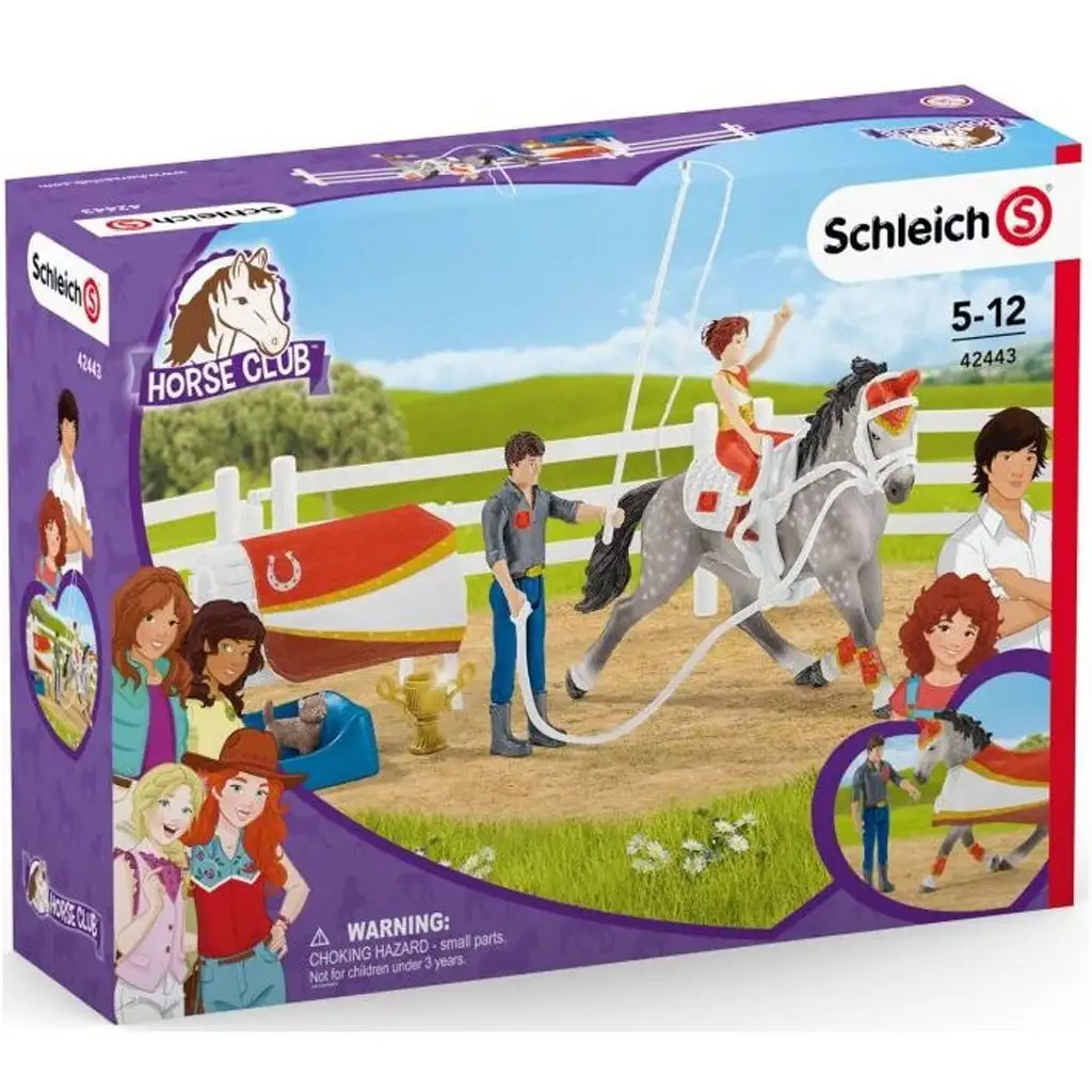 Schleich: Horse Club - Mia lovastorna játékszett (42443) kép 1