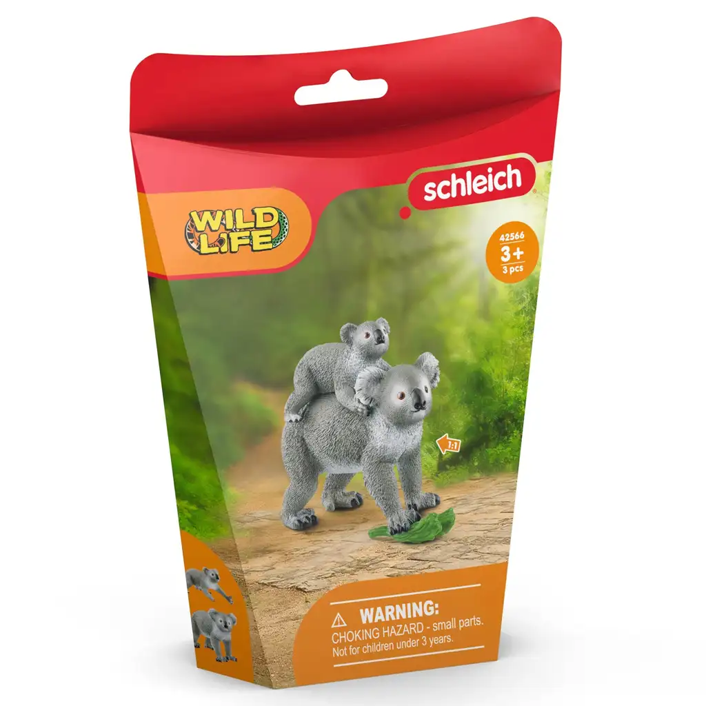 Schleich: Wild Life - Koala anyuka és kicsinye figura szett (42566) kép 1