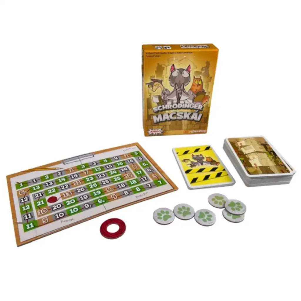 Schrödinger macskái társasjáték kép 3